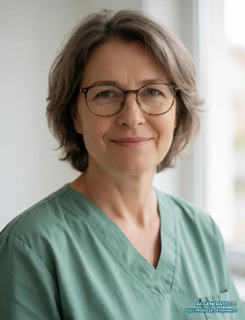 Porträt von Renate Fischer, MFA & Praxismanagerin der Praxis am Seepark